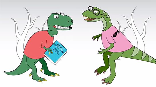 Dinosaur asks for a Change Order - Internal Communication Video - Ovation Solutions